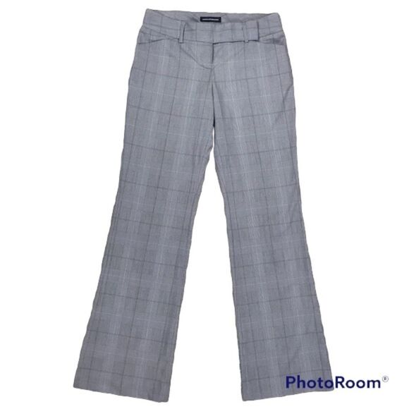 ✨ Express Editor houndstooth plaid barely boot low rise pants✨ - Picture 4 of 10